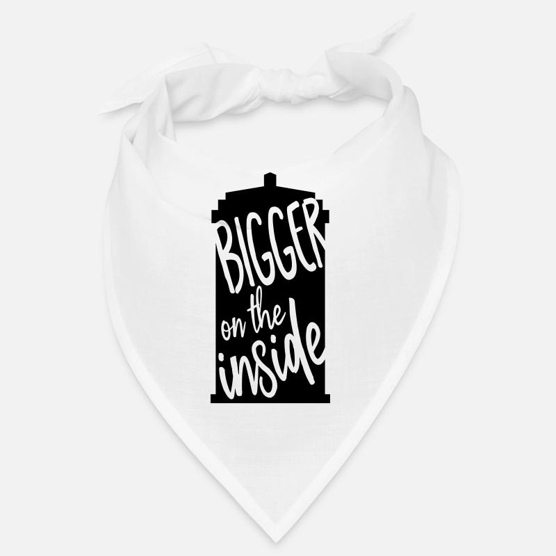 Bigger on the inside - Bandana - Weiß