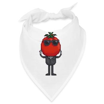 Tomate in Tux - Bandana - Weiß - Vorne