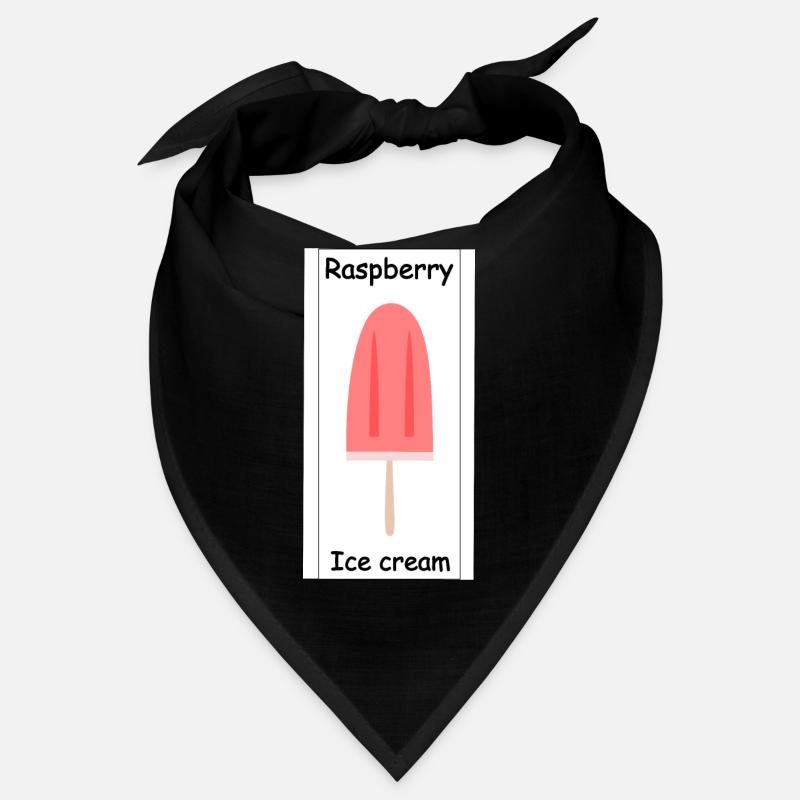 Crème glacée à la framboise Bandana