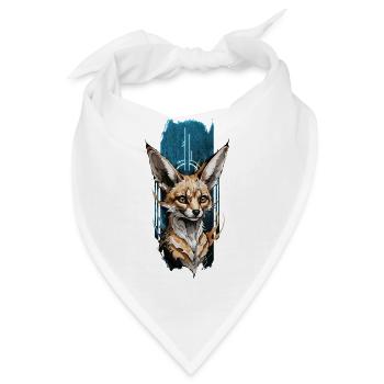 Wüsten-Sprite: Fennec Fox - Bandana - Weiß - Vorne