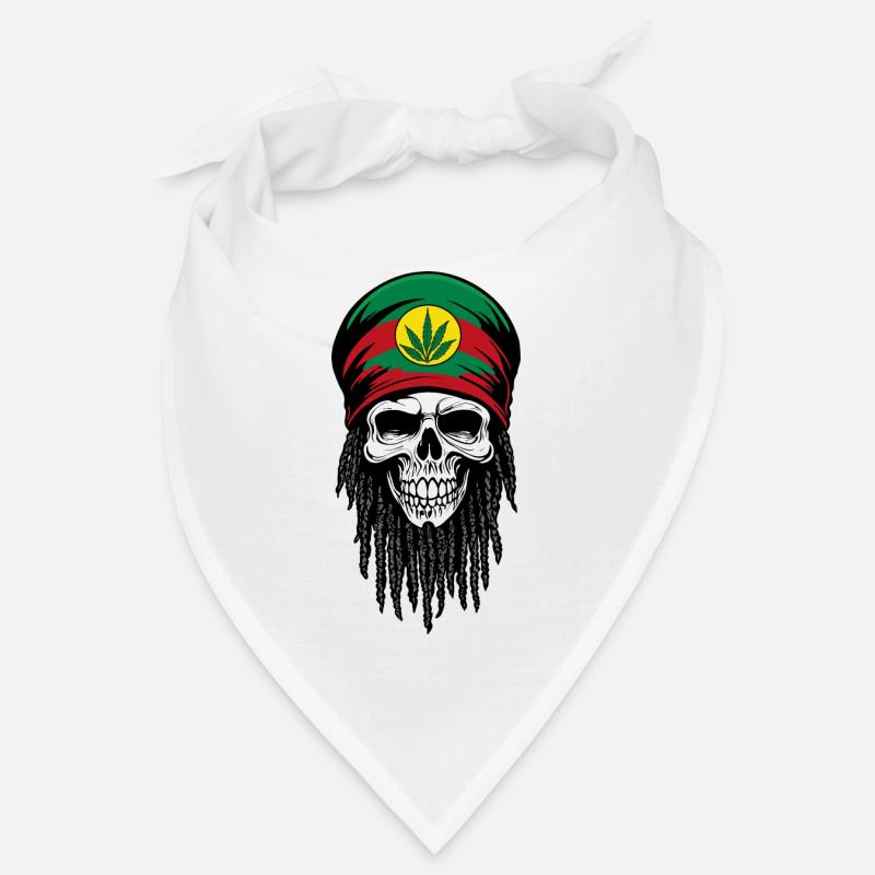 SKULL RASTA CAP Bandana