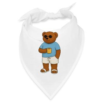 Björn aus Malmö - Bandana - Weiß - Vorne