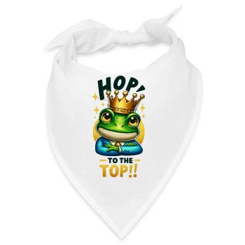 Kronenfrosch Aufstieg - Bandana - Weiß - Vorne