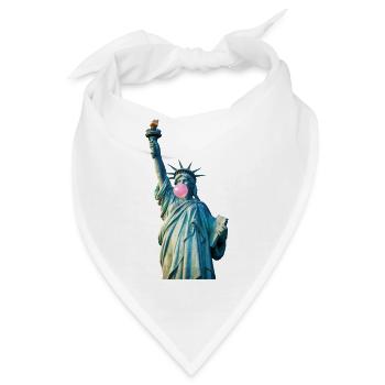 Freiheitsstatue Kaut Bubblegum - Bandana - Weiß - Vorne