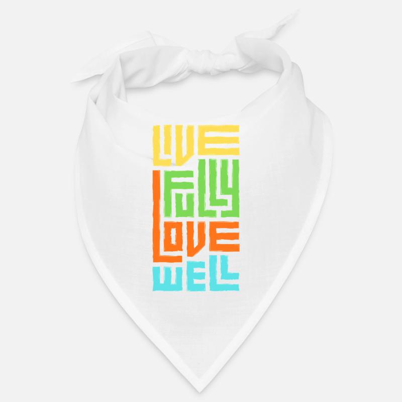 Lebe voll, liebe gut Bandana