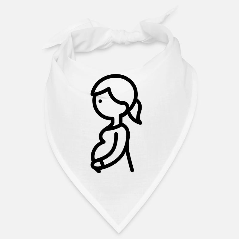 femme enceinte Bandana