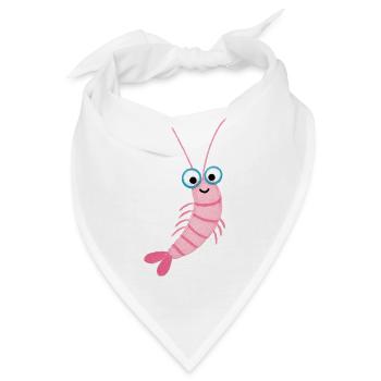 Garnele - Bandana - Weiß - Vorne