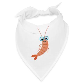 Garnele - Bandana - Weiß - Vorne