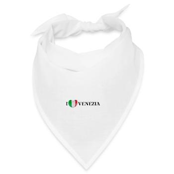 I LOVE VENEZIA Geschenkidee Venedig Venice - Bandana - Weiß - Vorne