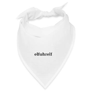 elfuhrelf 11:11 Uhr Karneval Geschenkidee witzig - Bandana - Weiß - Vorne