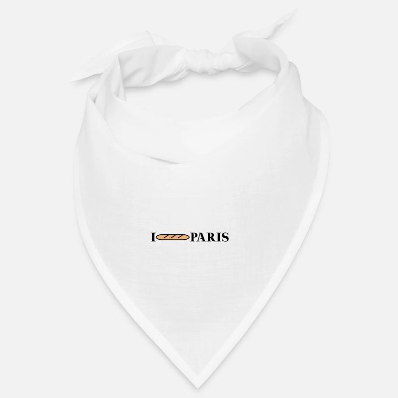 France Gift Idea Paris Baguette Bandana