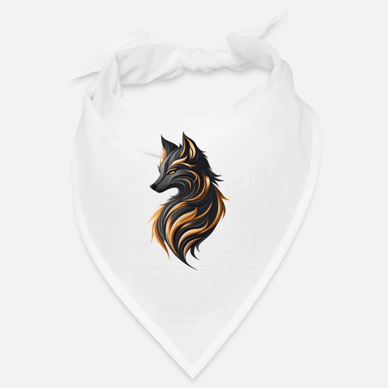 Fire Fox - Bandana - white