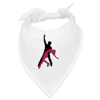 Eiskunstlauf - Bandana - Weiß - Vorne