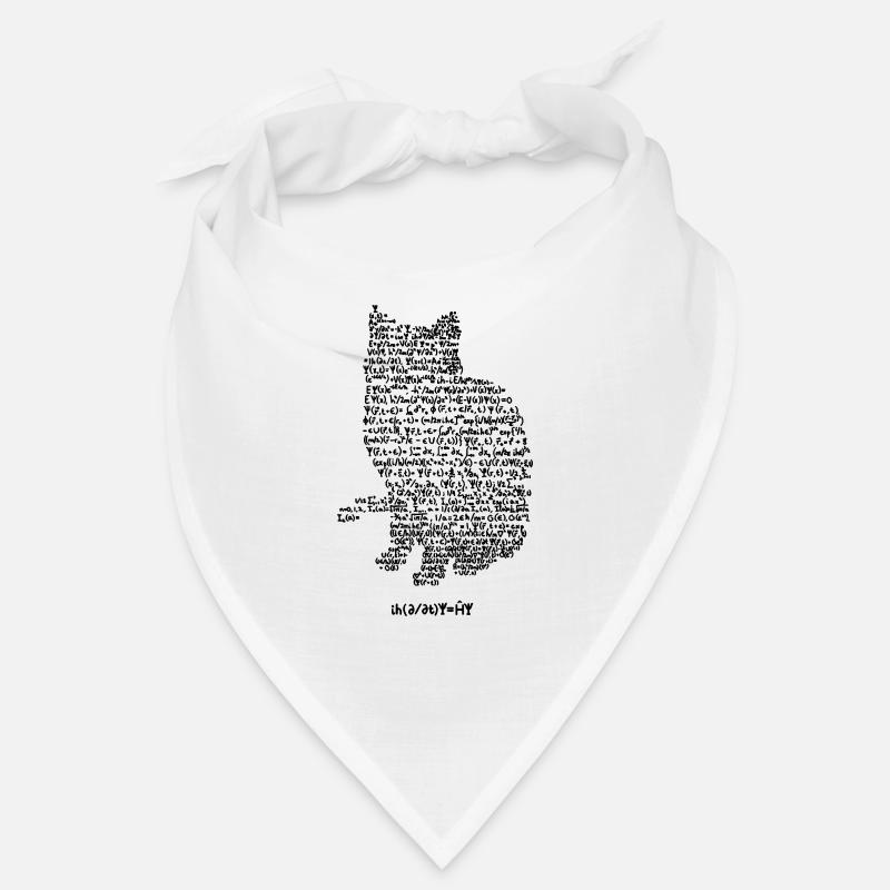 Katze Professor Geschenk Physik Schule Atom Bandana
