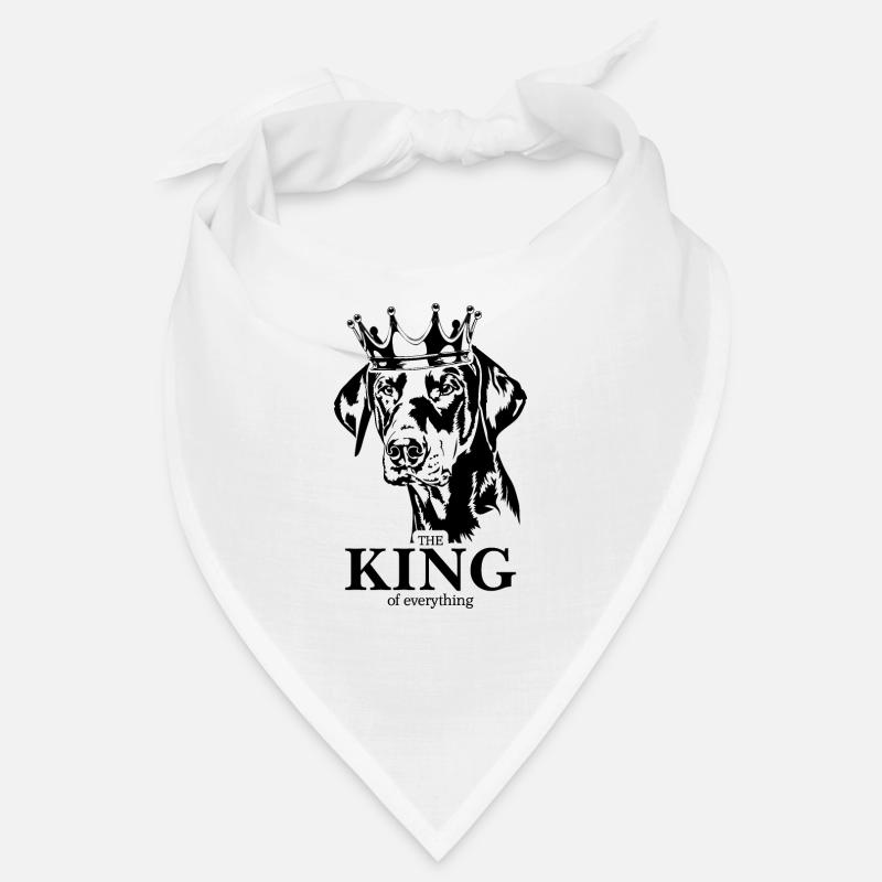Dobermann King of everything Hundespruch Wilsigns Bandana