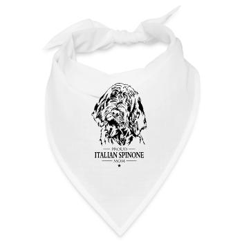 Italian Spinone Mom Hunde Hund Wilsigns - Bandana - Weiß - Vorne