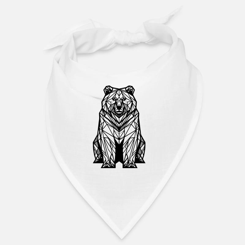 Bear Polygon Bandana