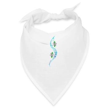 TAITIARE (Blau) - Bandana - Weiß - Vorne