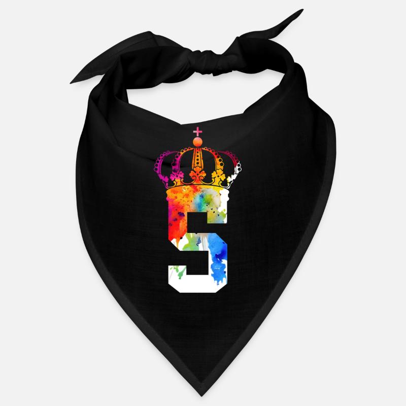 KING 5 YEARS QUEEN 5TH BIRTHDAY Bandana