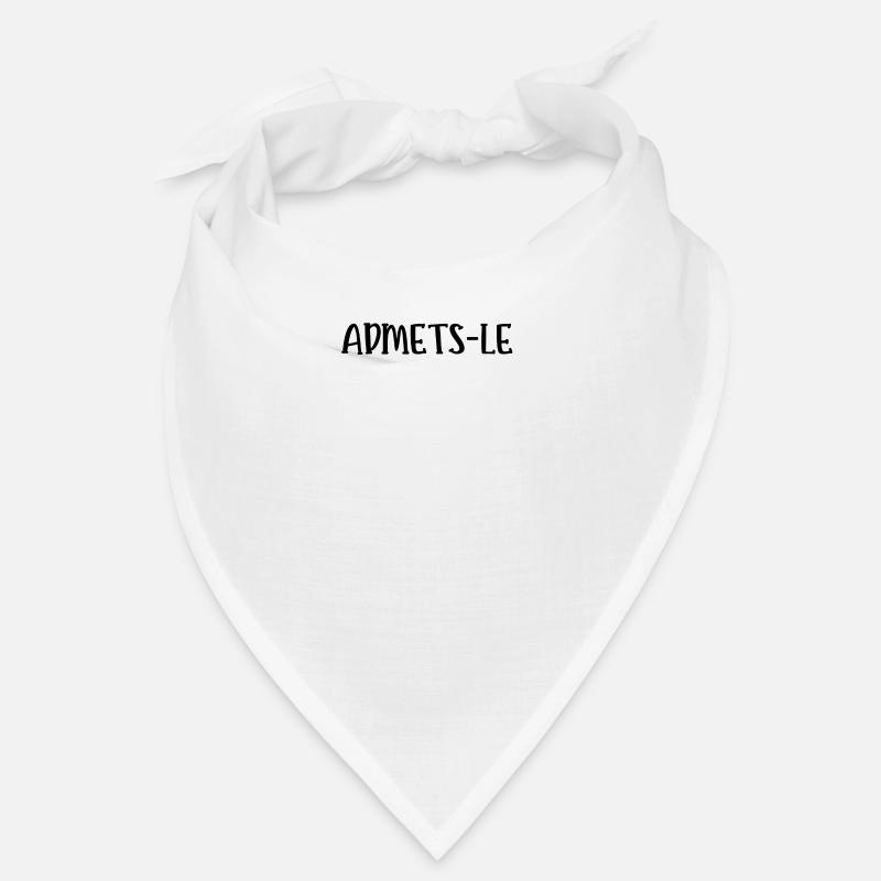 sans moi la vie serait chiante - Bandana - blanc