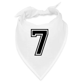 7 - Bandana - Weiß - Vorne