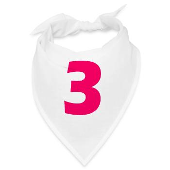 3 - Bandana - Weiß - Vorne