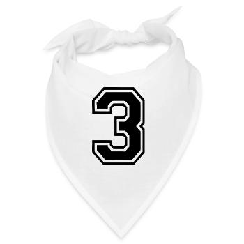 3 - Bandana - Weiß - Vorne