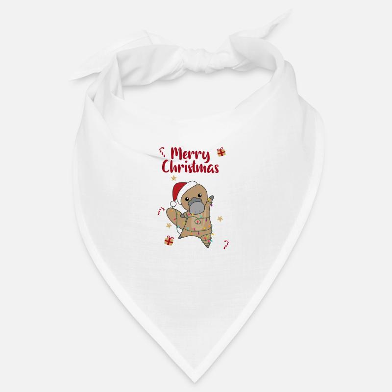 Ornithorynque Ornithorynque de Noël animaux mignons Bandana