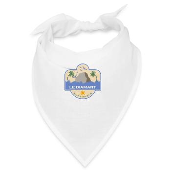 Le Diamant Martinique Karibische Inseln - Bandana - Weiß - Vorne