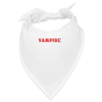 Vampirschlägerei Partygänger Geschenk - Bandana - Weiß - Vorne