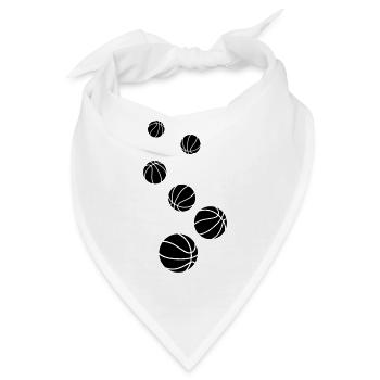 Basketball symbol - Bandana - Weiß - Vorne