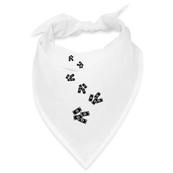 Cash Money Symbol - Bandana - Weiß - Vorne