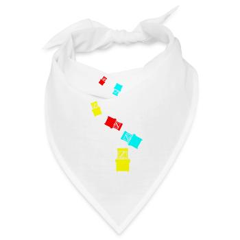 Arcade Retro Gamer - Bandana - Weiß - Vorne
