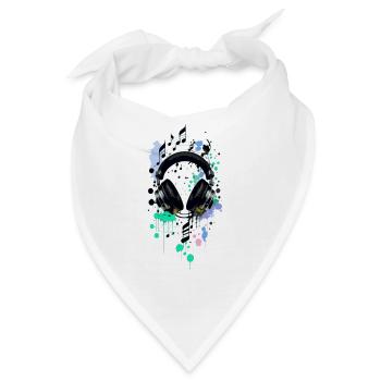Kopfhörer - Bandana - Weiß - Vorne