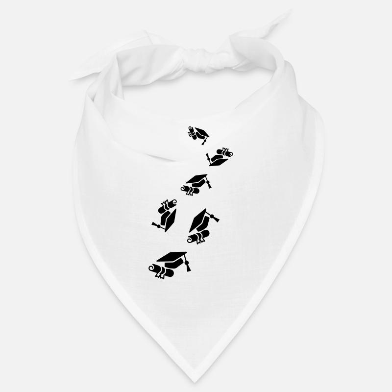 Obtention du diplôme du chapeau étudiant Bandana