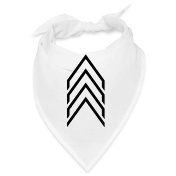 Rang 3 - Bandana - Weiß - Vorne
