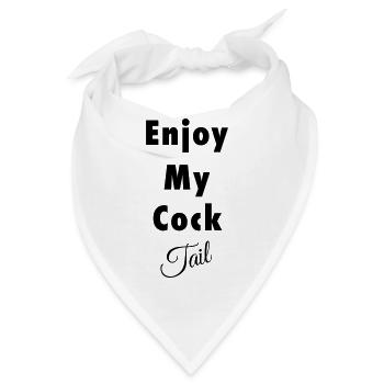 Cocktail - Bandana - Weiß - Vorne