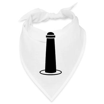 Straßenpoller - Bandana - Weiß - Vorne