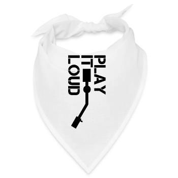 play it Loud - Bandana - Weiß - Vorne