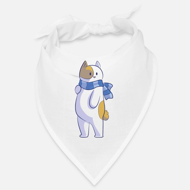 chat avec écharpe Bandana