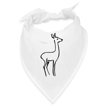 Rehgeiß - Bandana - Weiß - Vorne