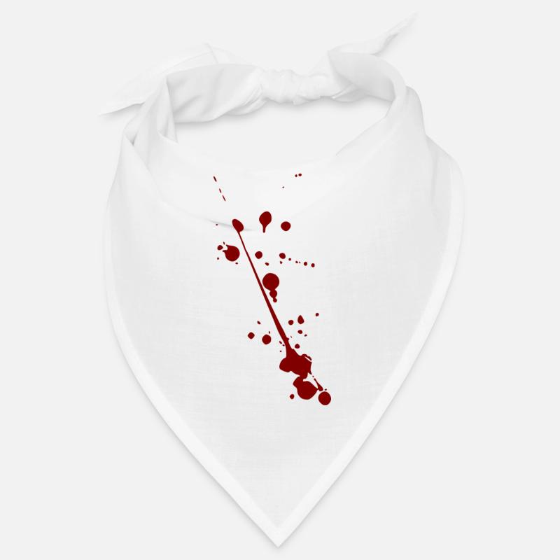 Blut Spritzer Splatter Halloween Bandana