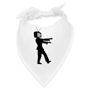 Zombie TV - Bandana - Weiß - Vorne
