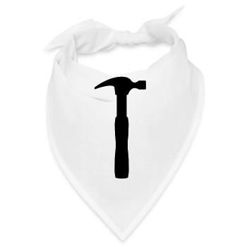 Hammer - Bandana - Weiß - Vorne