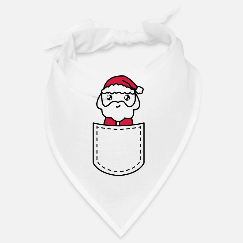 père noël dans une poche Bandana