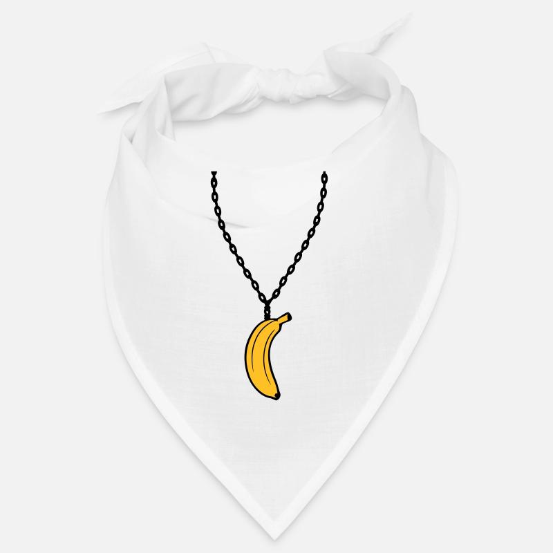 collier banane bijoux drôle fruit design clip-art Bandana