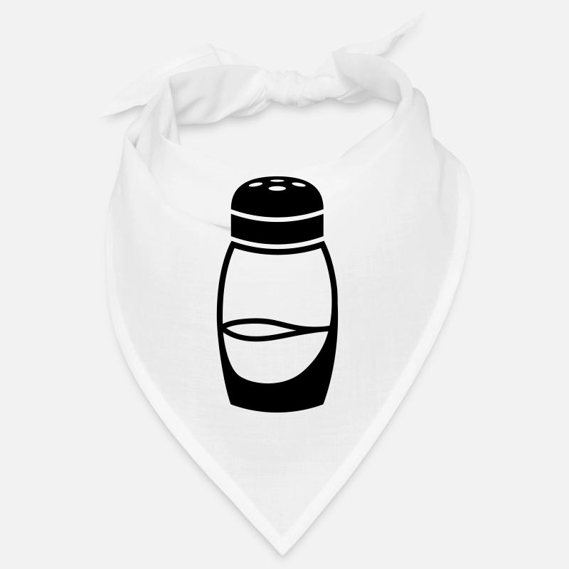 Salt shaker logo design Bandana