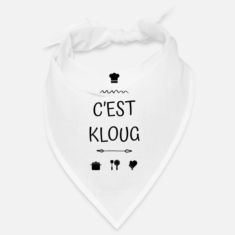 C'est Kloug ! Le Père Noël est une ordure - Bandana - blanc