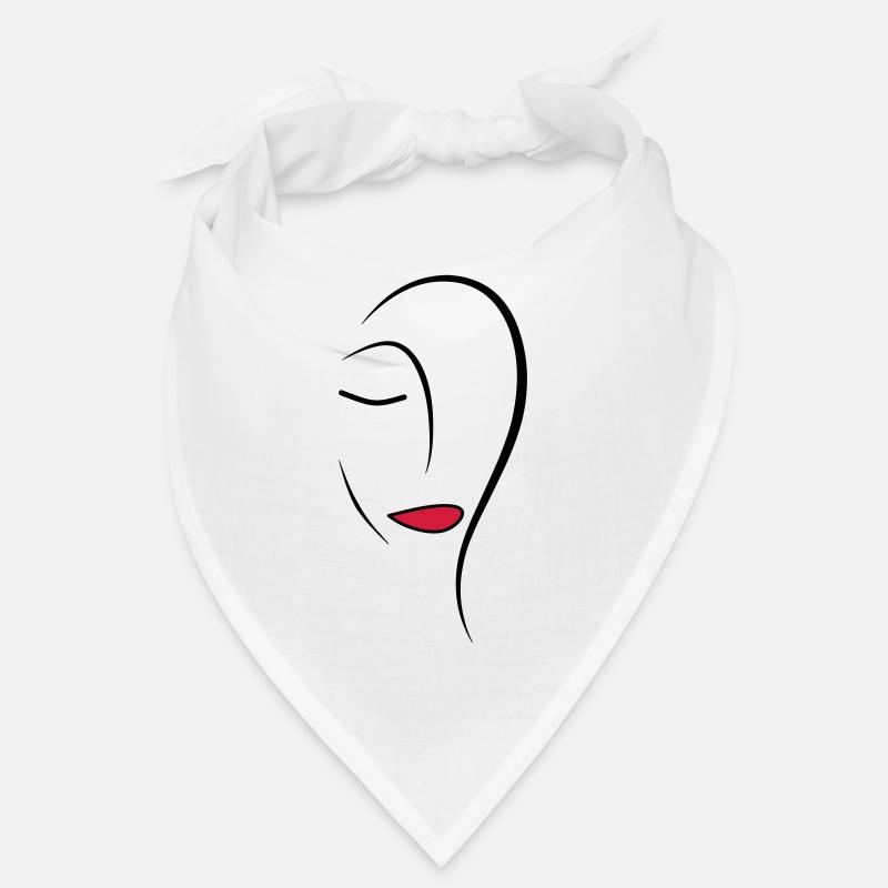 Face de dessin au trait Bandana