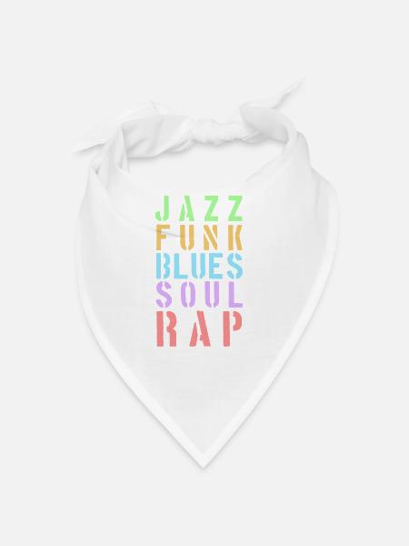 Whatever the music... - Bandana - white